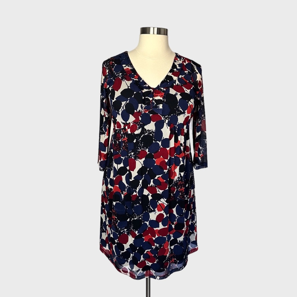 INC International Leaf Stack Print Dress